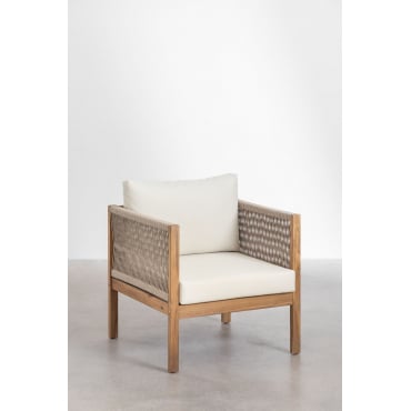 Pack De 2 Sillones En Madera De Acacia Branson SKLUM