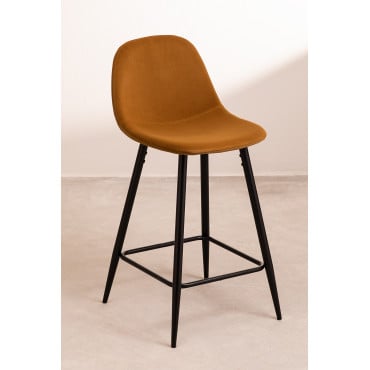 Pack Of 2 High Stools In Glamm Velvet SKLUM