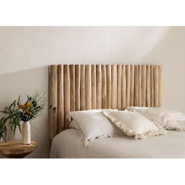 Cabeceira Para Cama De 150 Cm De Madeira Teca Narel SKLUM