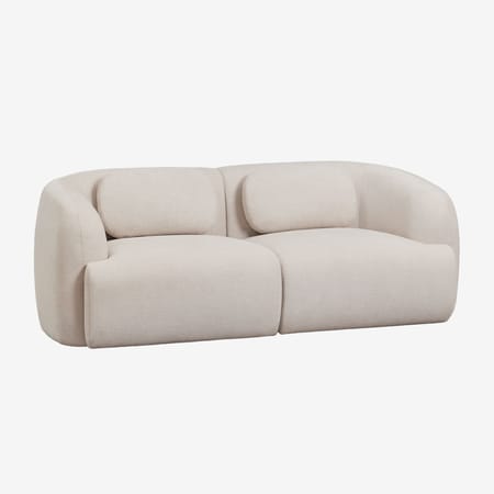 Canapé Coquette · Beige crème Sklum