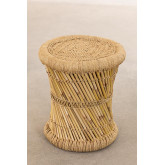 Runder Beistelltisch aus Bambus (Ø34 cm) Ganon, Miniaturansicht 2