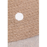 Runder Teppich aus natürlicher Jute (Ø150 cm) Naroh, Miniaturansicht 5