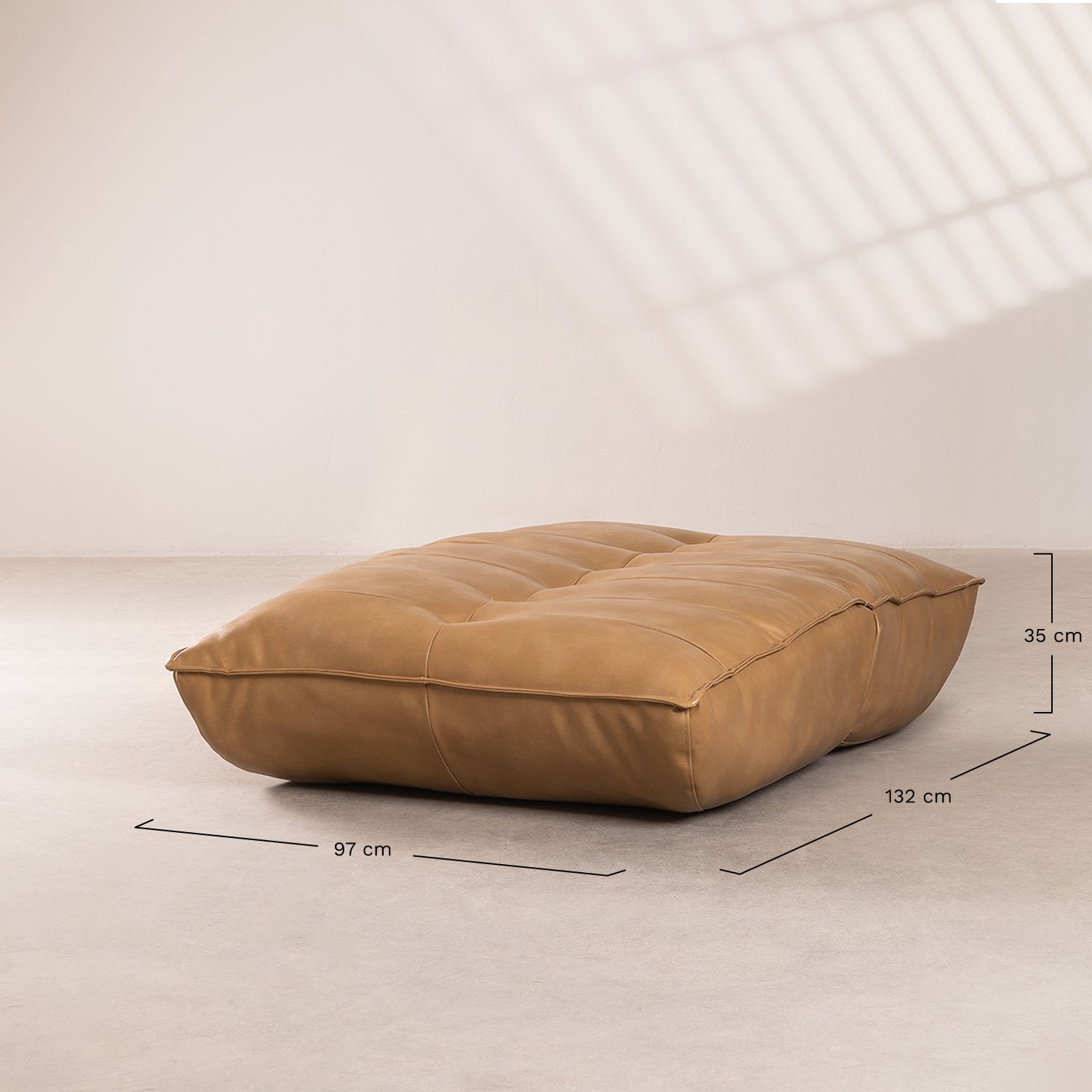 Mati Relaxsessel aus Kunstleder, MAßE