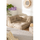 Eckelement für modulares Sofa aus Baumwolle Dhel, Miniaturansicht 1