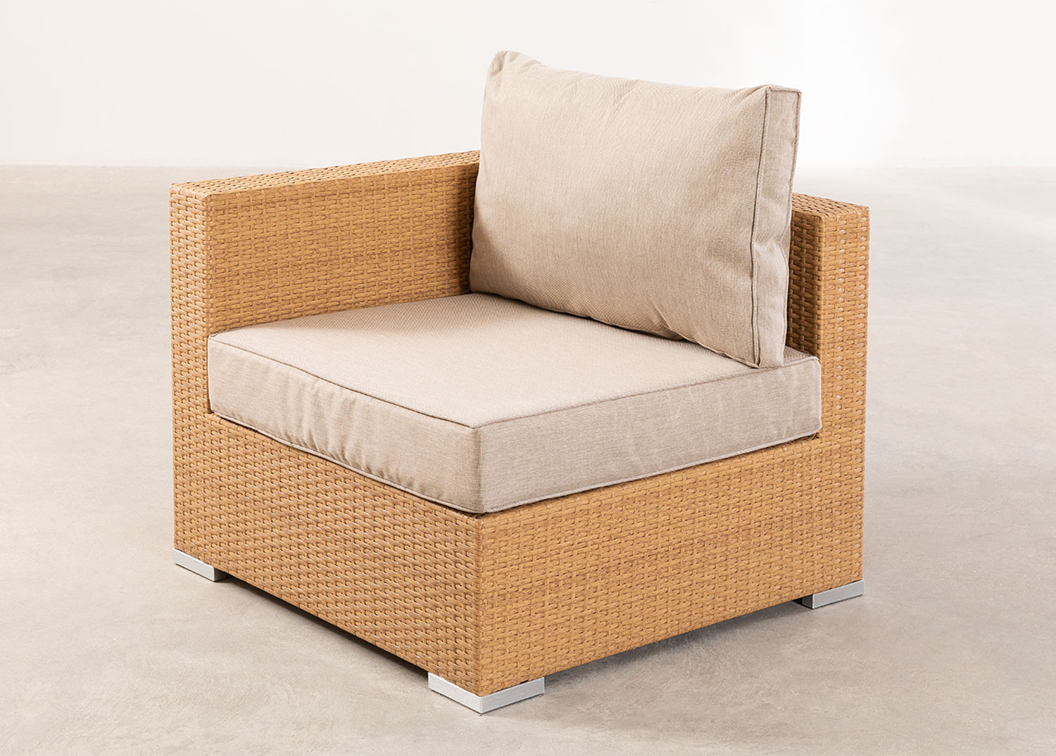 2 Sitzer Gartensofa  aus synthetischem Rattan Jeven SKLUM 