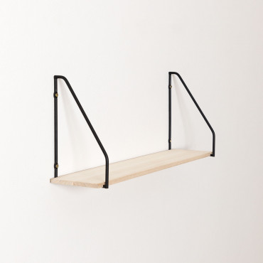Wandregal Aus Holz Und Stahl Arison Etagere - Sklum