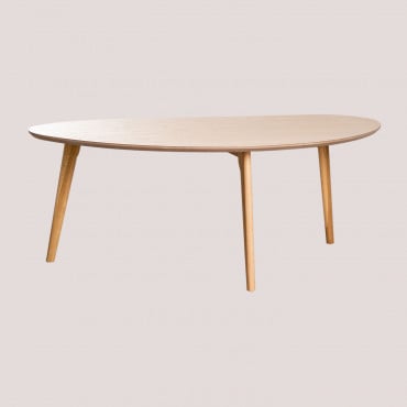 Couchtisch Aus Holz Yavik Braun Natur - Sklum