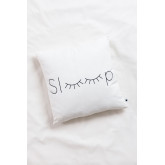 Quadratisches Baumwollkissen (43x43 cm) Sleep, Miniaturansicht 1