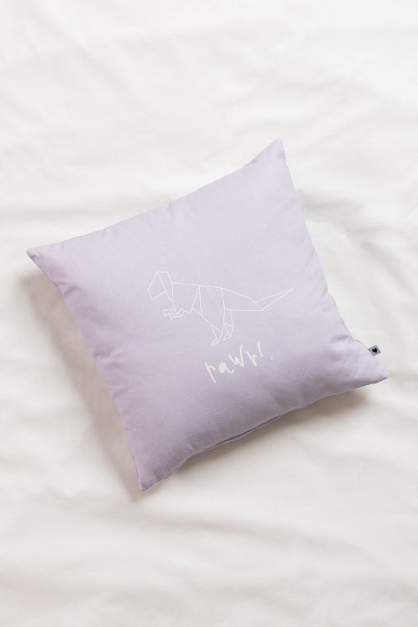 Quadratisches Kissen 43x43 cm aus Dinus Kids Baumwolle