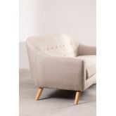 3-Sitzer Sofa aus Leinen und Stoff Aktic, Miniaturansicht 4