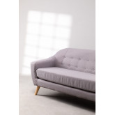 3-Sitzer Sofa aus Leinen und Stoff Aktic, Miniaturansicht 6