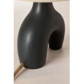 Tischlampe aus Stoff und Keramik Mimba Colors, Miniaturansicht 6