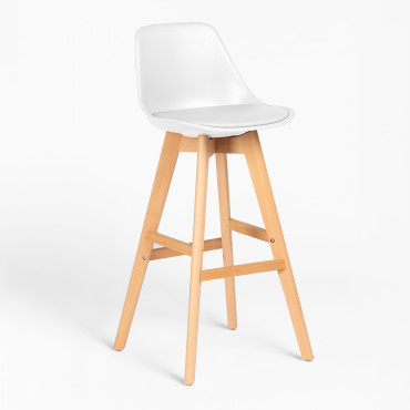 Taburete Alto Nordic Edition Weiss & ↑75 Cm - Sklum