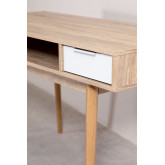 Schreibtisch aus Kiefern- und Fichtenholz Baldri, Miniaturansicht 5