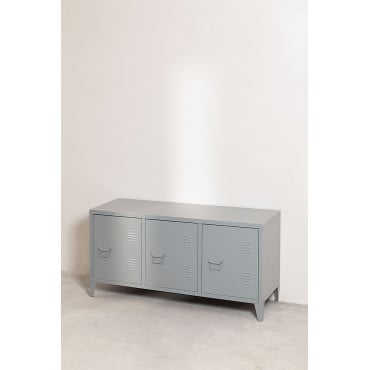 Pohpli TV-Schrank mit Spind aus Stahl - SKLUM