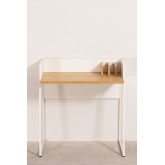 Schreibtisch aus Stahl und Holz Yneh , Miniaturansicht 2
