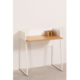 Schreibtisch aus Stahl und Holz Yneh , Miniaturansicht 5