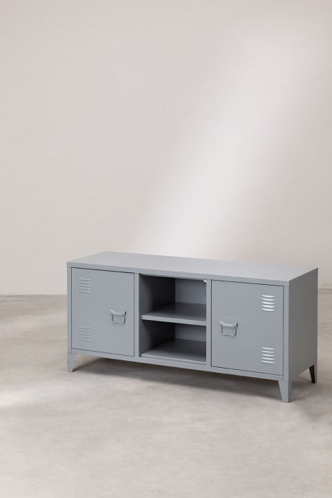 Pohpli Stahl-Spindschrank mit 2 Türen - SKLUM