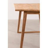 Rechteckiger Gartentisch aus Teakholz (140x80 cm) Sushan, Miniaturansicht 4