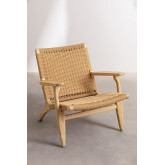 Sessel mit Armlehnen aus Ulmenholz Kess, Miniaturansicht 2