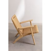 Sessel mit Armlehnen aus Ulmenholz Kess, Miniaturansicht 3