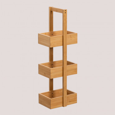 Badregal Schrank Aus Bambus Kayla Design Bambus - Sklum