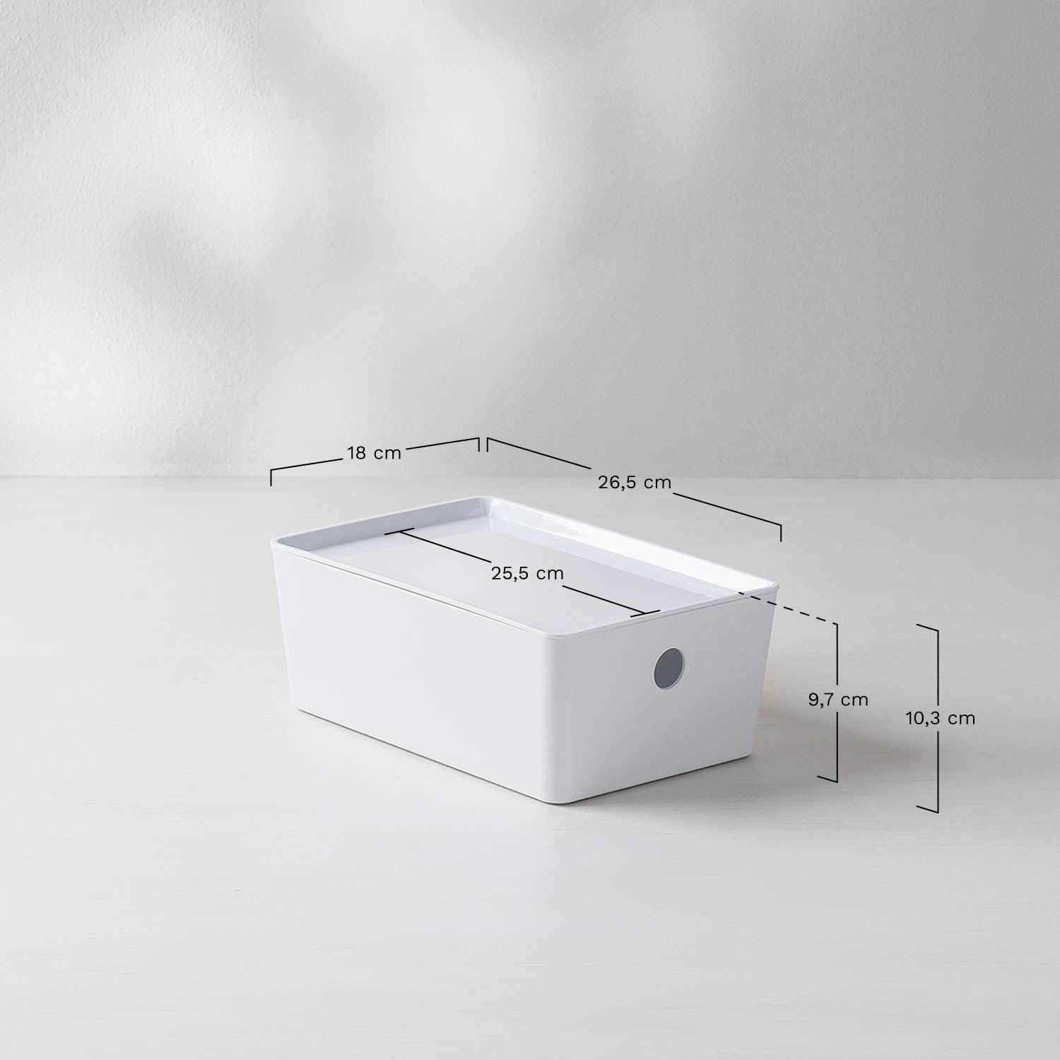 Meiyer Aufbewahrungsbox aus Polyethylen, MA&szlig;E