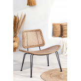 Lounge Gartenstuhl aus synthetischem Korbgeflecht Zelin , Miniaturansicht 1