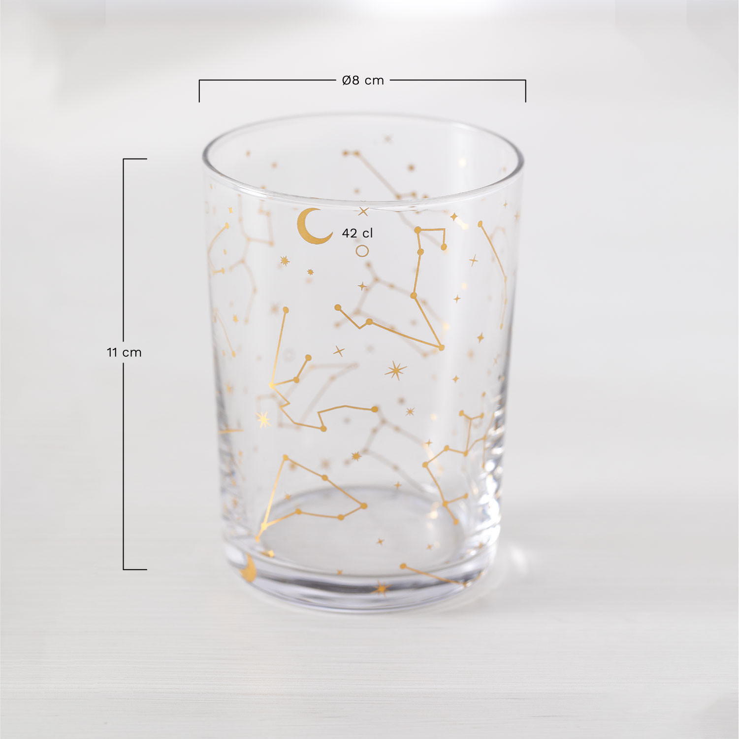 4er Set Trinkgläser 42 cl Lyra, MA&szlig;E