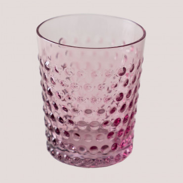 4er Set Trinkgläser 32 Cl Ticris Rosa Hortensie - Sklum