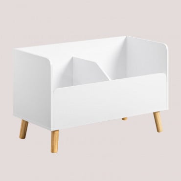 Spielzeugkiste Aus Mdf Und Kiefernholz Tom Kids Weiss - Sklum