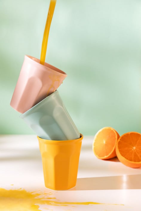 4er-Pack Becher 30 cl aus Porzellan Giulin