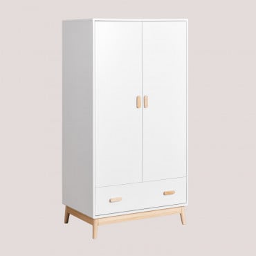 Schrank Mit Schublade Aus Mdf Tom Kids Weiss - Sklum