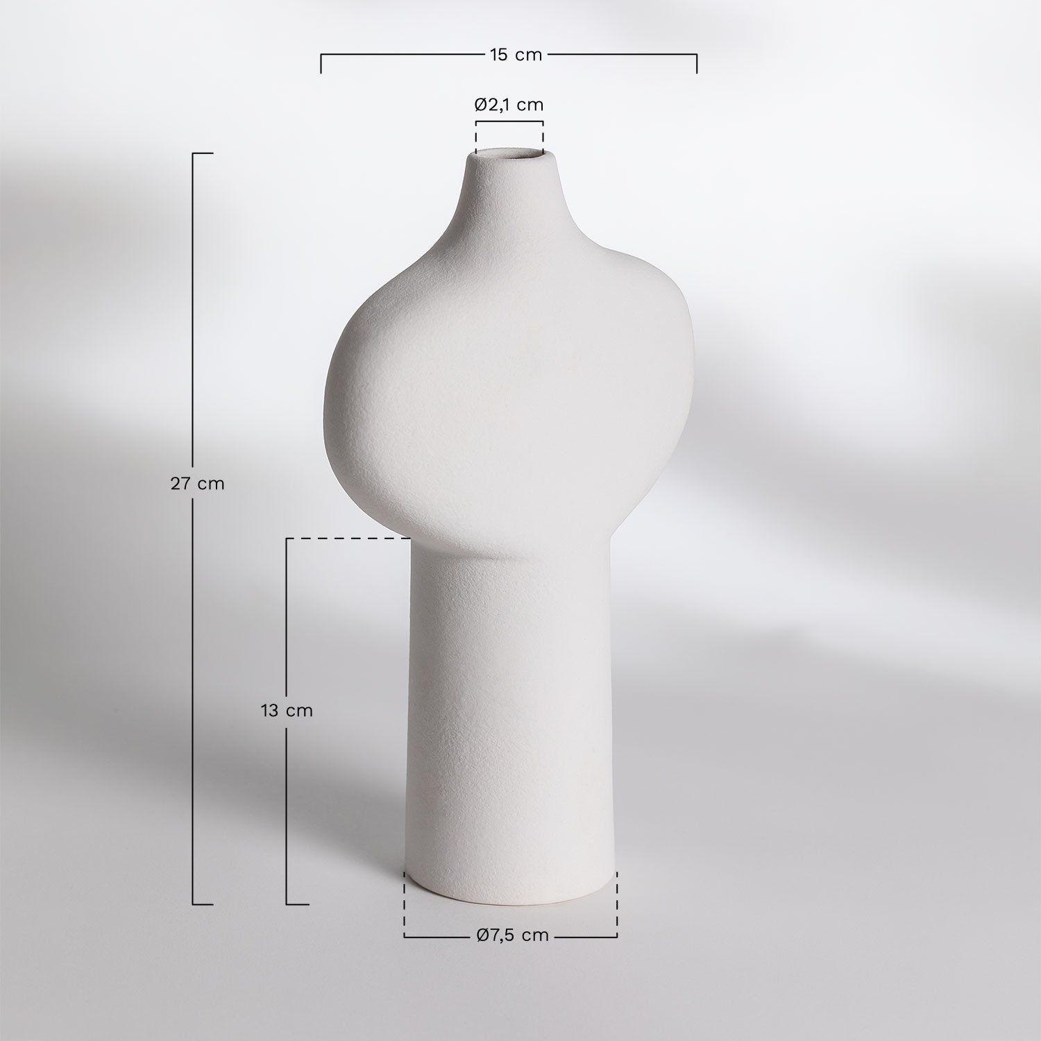 Vase aus Keramik Boal, MAßE