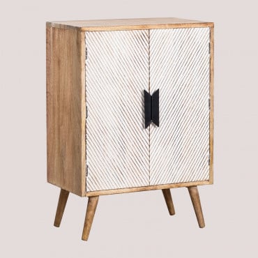 Sideboard 55x35 Cm Aus Mangoholz Souma Mango-holz - Sklum