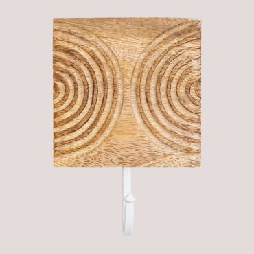 Manypur Wandgarderobe Aus Mangoholz C - Sklum