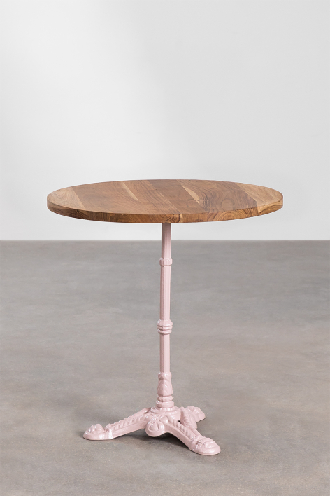 Runder Bartisch aus Akazienholz Vienna - Ø70 cm