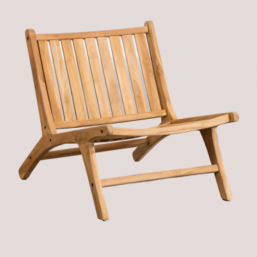 Gartensessel Aus Teakholz Caima Teakholz - Sklum