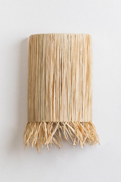 Wandlampe aus Raphia Bellver