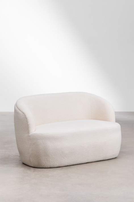 2-Sitzer-Sofa in Schaffell Dariele