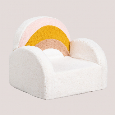 Sessel Aus Schaffell Von Sainy Kids Beige Creme - Sklum