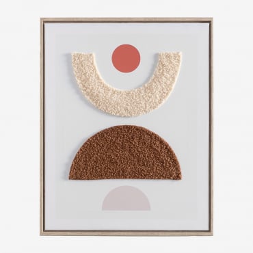 Dekoratives Bild Mit Textilstruktur (40x50 Cm) Nicole B - Sklum