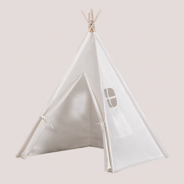 Tipi Zelt Totki Kids Gardenia Weiß - Sklum