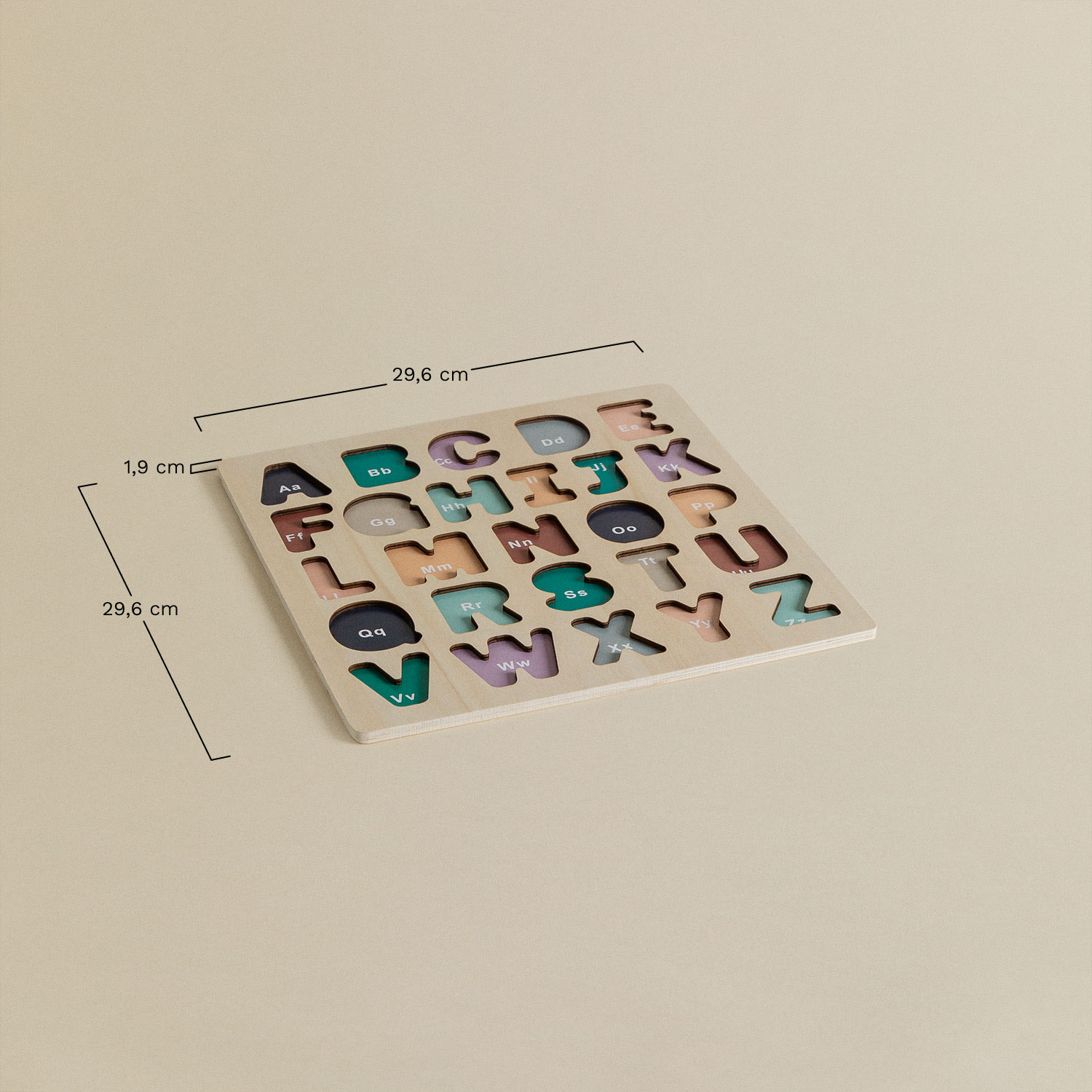 Buchstaben-Puzzle aus Holz Zetin Kids, MA&szlig;E