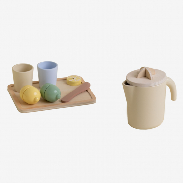 Limonaden-set Aus Holz Drewy Kids Pastellfarben - Sklum