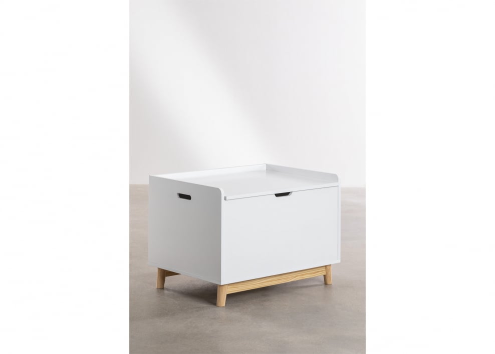 Spielzeugtruhe aus MDF und Kiefernholz Tom Kids