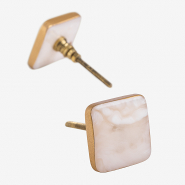 2er Set Griffe Dinka Beige Leinen - Sklum