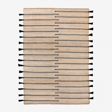 Teppich Aus Jute- Und Plamena-stoff 300 X 225 Cm - Sklum
