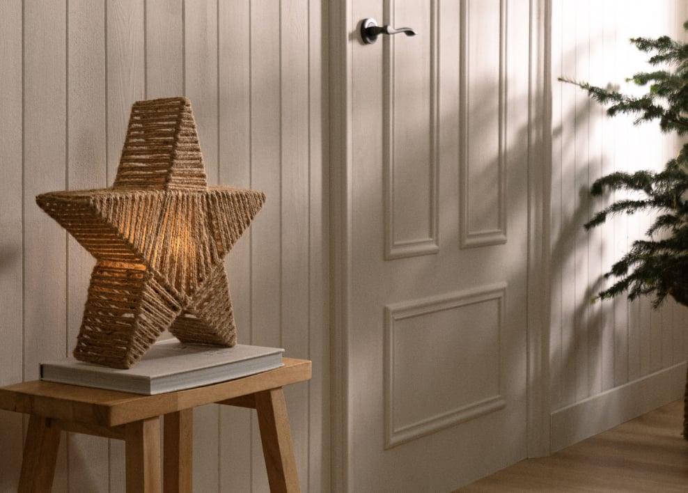 Dekorationsstern mit LED-Lichtern Silviya