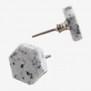 2er Set Griffe Pulau Style Grüner Marmor - Sklum